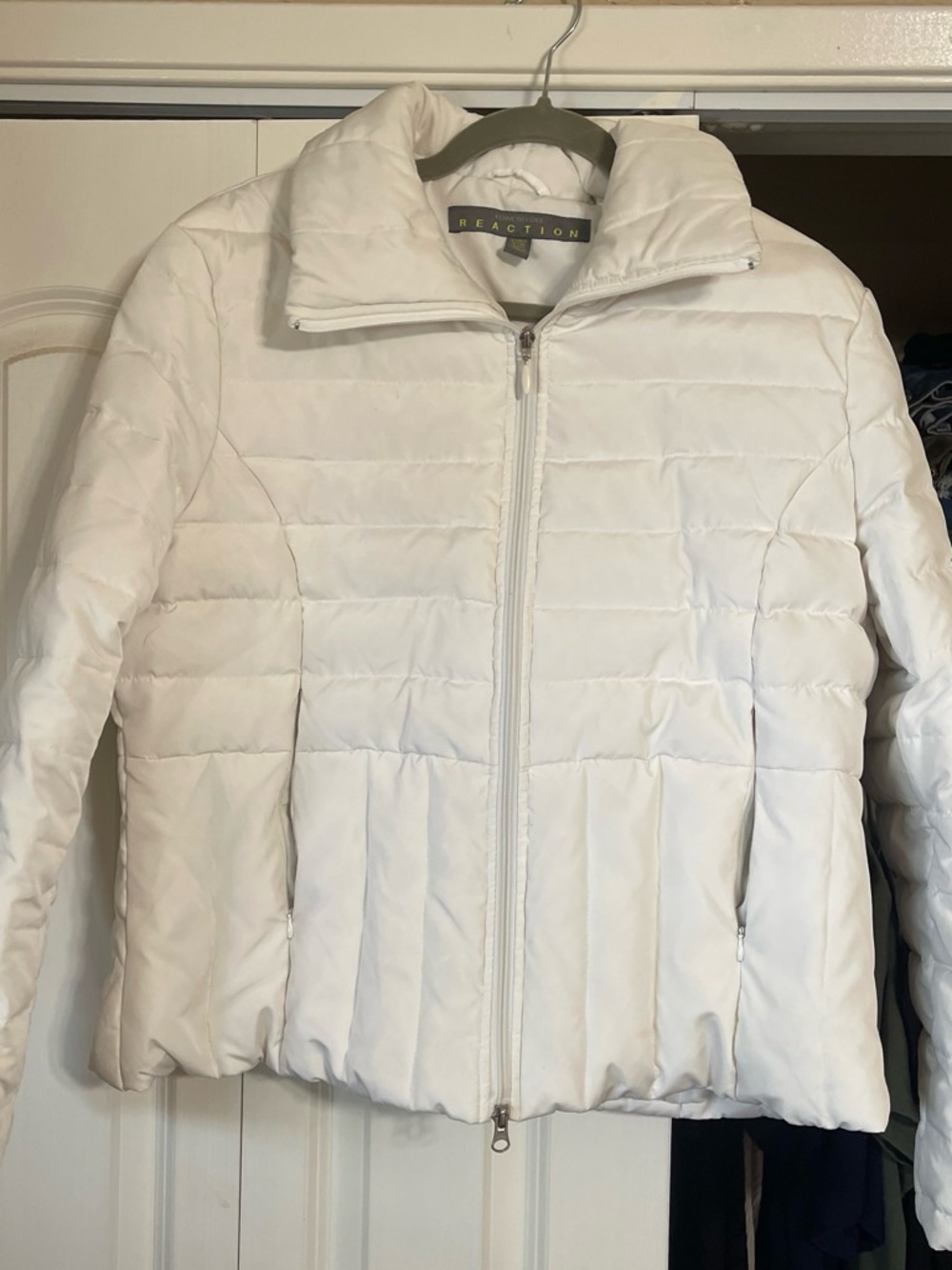 White Quilted Puffer Jacket
